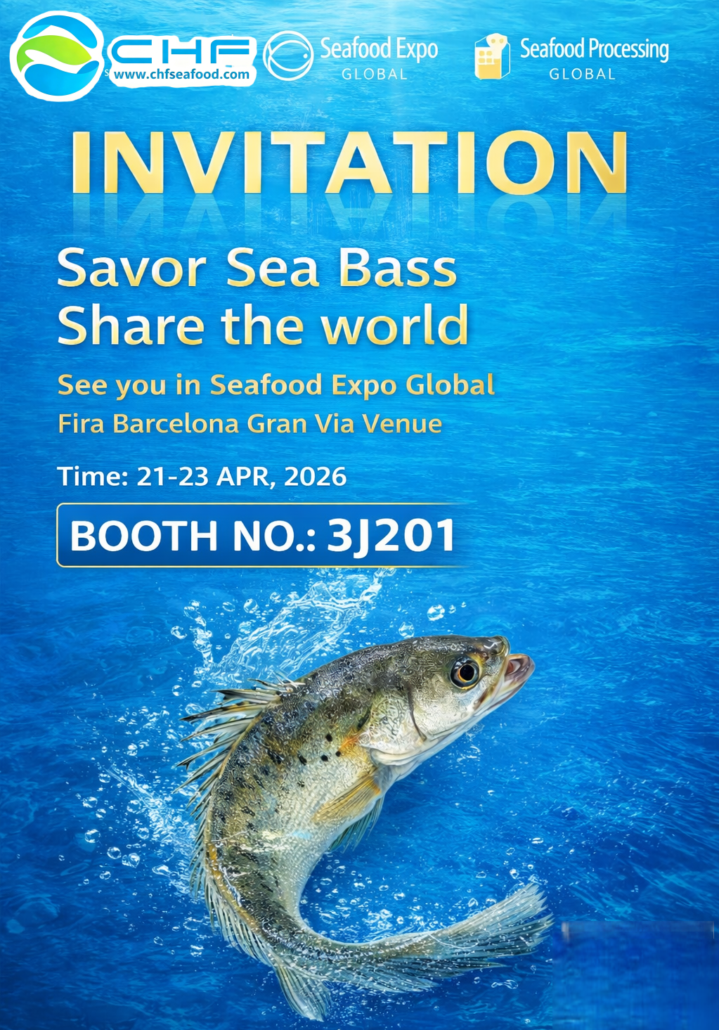 Seafood Expo Global Barcelona 2026 Booth 3J201 frozen seafood supplier