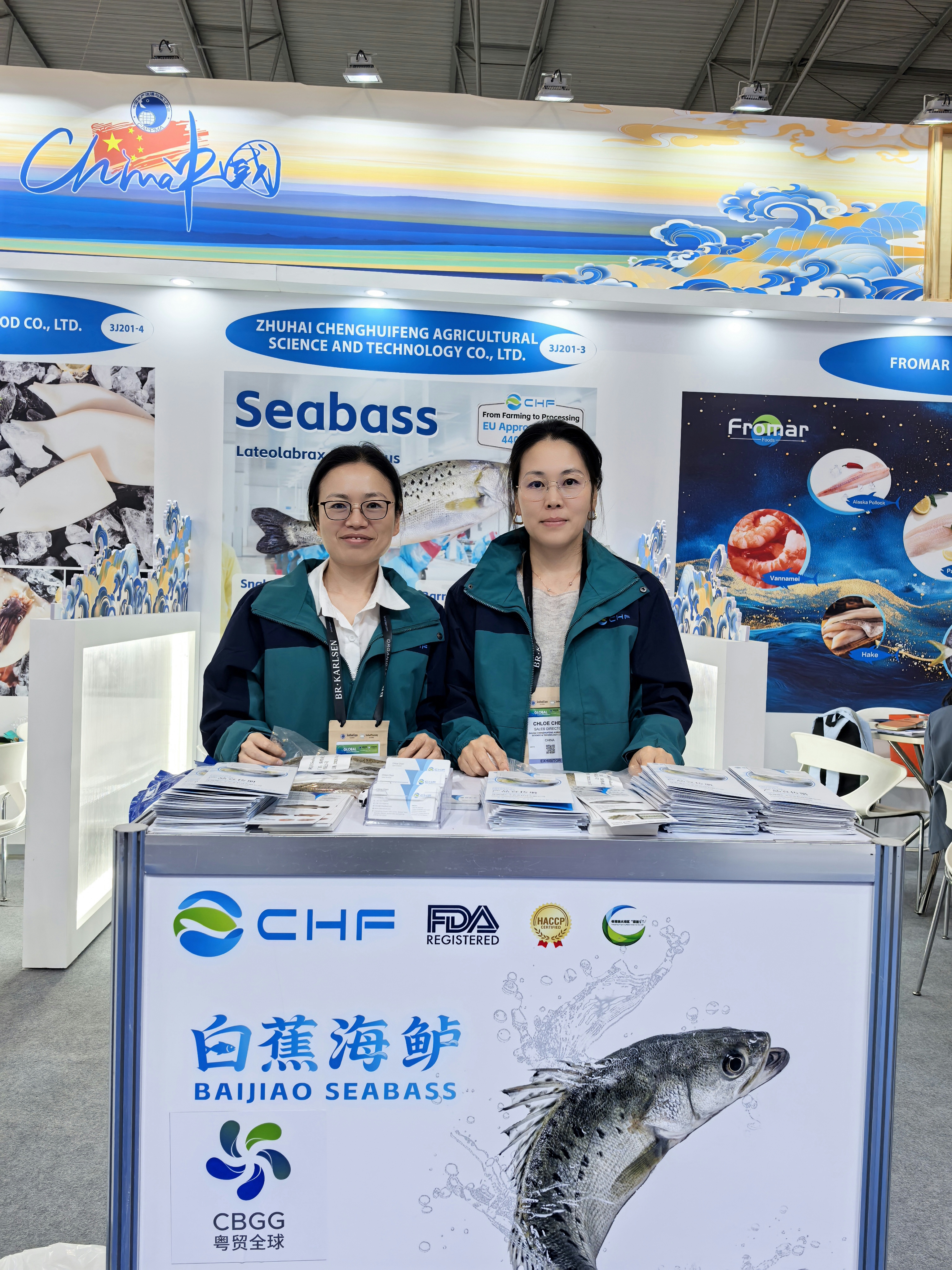CHF Seafood Booth 3J201 at Seafood Expo Global Barcelona 2026